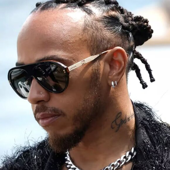 Gucci Men BRAND NEW Sunglasses Black Gold Havana Grey Aviator GG1515S 001 - Picture 11 of 11